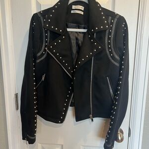 Urban Outfitters Black Studded Jacket